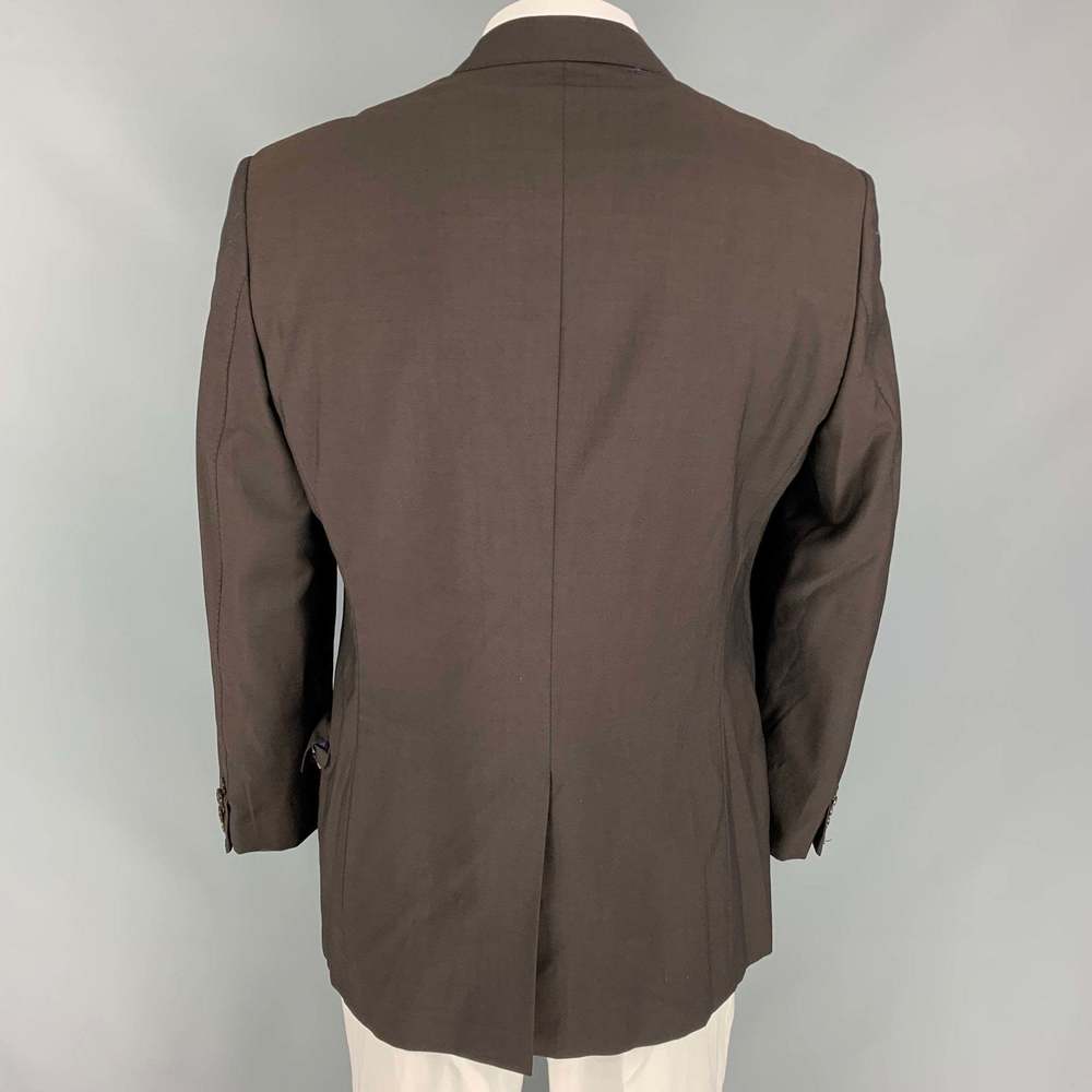 PAUL SMITH Brown Wool  Mohair Single Breasted Sport Coat - Picture 3 of 6